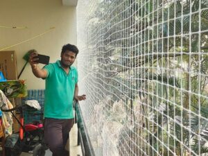 Balcony Bird Nets Installation - Pigeon Netting Fixing Near Me in ...