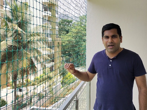 Balcony Bird Nets Installation - Pigeon Netting Fixing Near Me in Hyderabad  - Call 8147069933 Cost/ Price Offers In Hyderabad